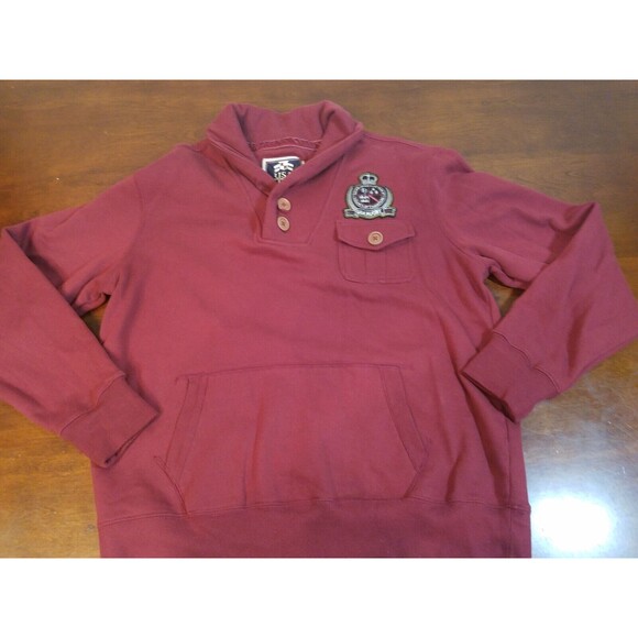 Mens USA Rugby Maroon Pullover Sweater Size XL - Picture 6 of 9
